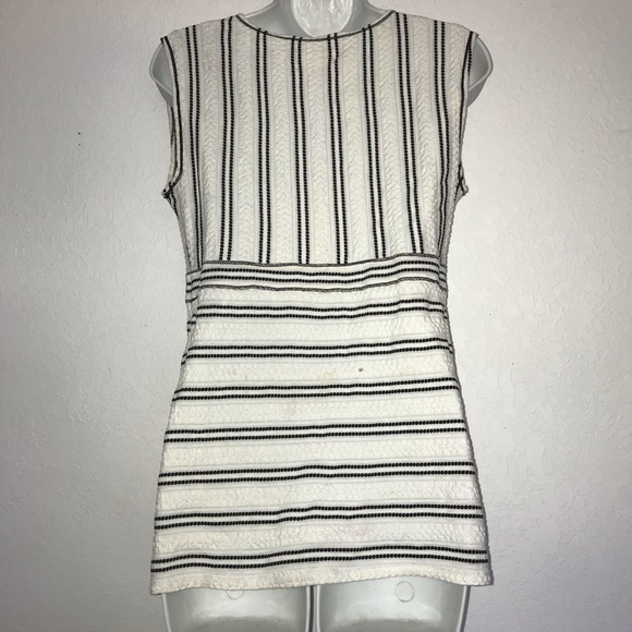 2/$25 MSSP Max Studio Specialty Products Stripe Top M - Picture 5 of 8